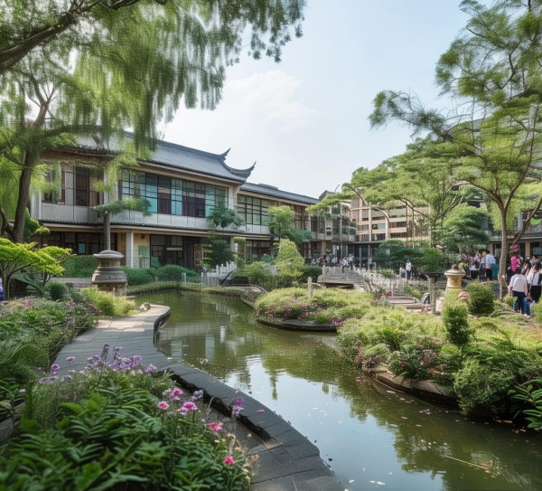 本溪市商贸服务学校园林,学校特色与人文精神的融合 本溪市商贸服务学校园林,学校特色与人文精神的融合